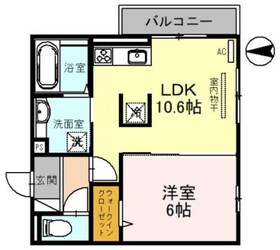 メゾンソネット二条新町の物件間取画像